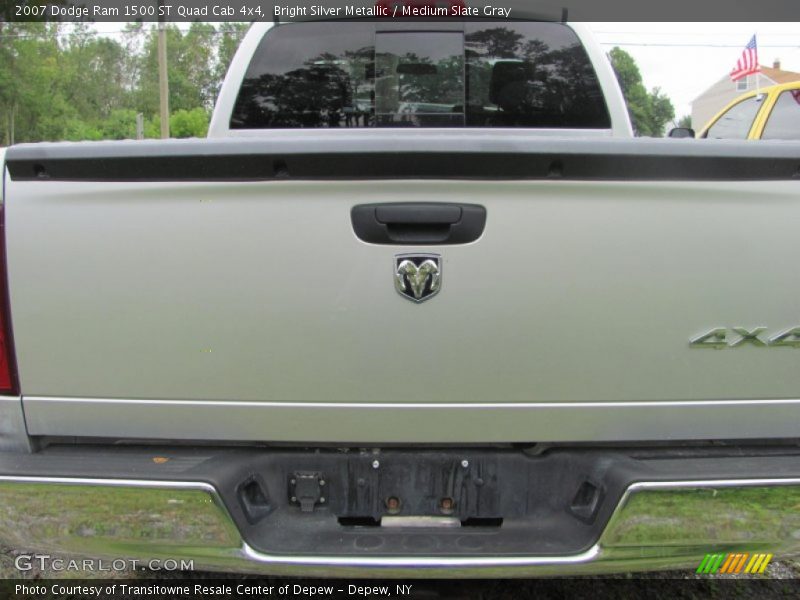 Bright Silver Metallic / Medium Slate Gray 2007 Dodge Ram 1500 ST Quad Cab 4x4