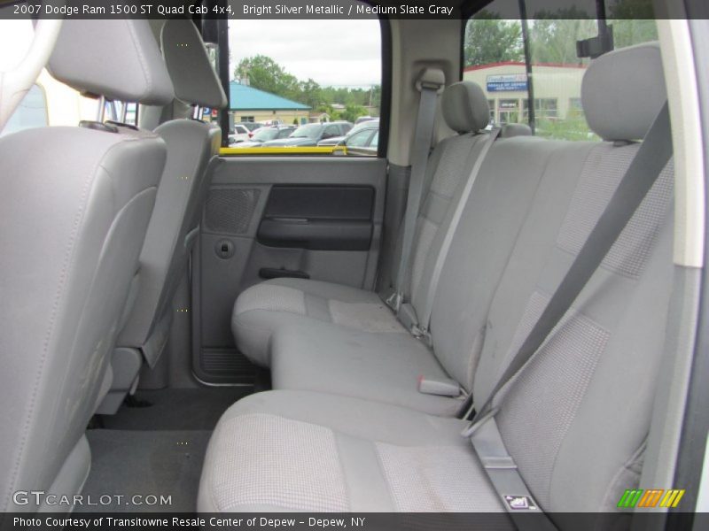 Bright Silver Metallic / Medium Slate Gray 2007 Dodge Ram 1500 ST Quad Cab 4x4