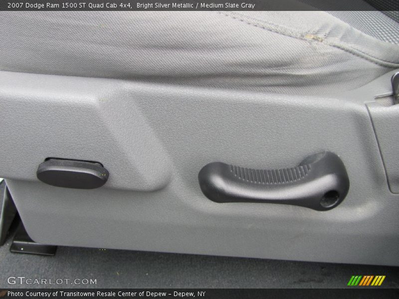 Bright Silver Metallic / Medium Slate Gray 2007 Dodge Ram 1500 ST Quad Cab 4x4