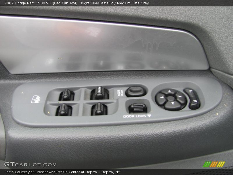 Bright Silver Metallic / Medium Slate Gray 2007 Dodge Ram 1500 ST Quad Cab 4x4