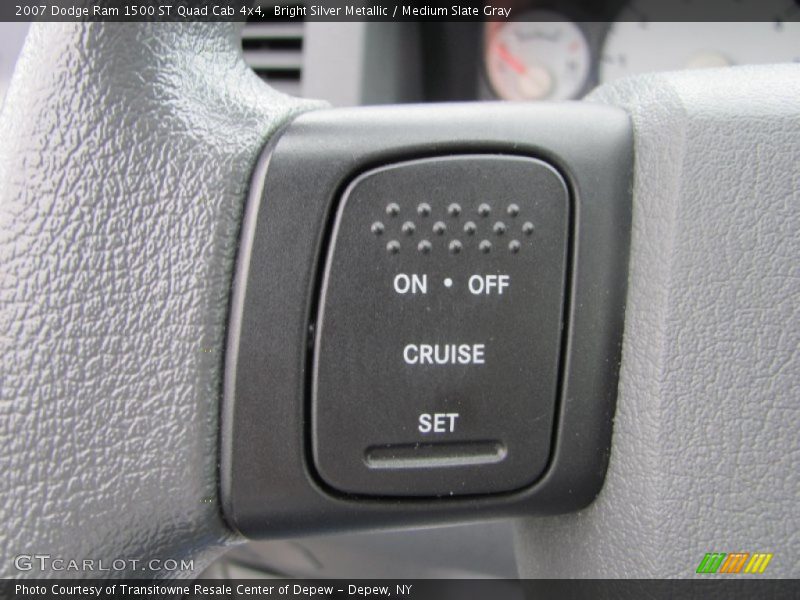 Bright Silver Metallic / Medium Slate Gray 2007 Dodge Ram 1500 ST Quad Cab 4x4