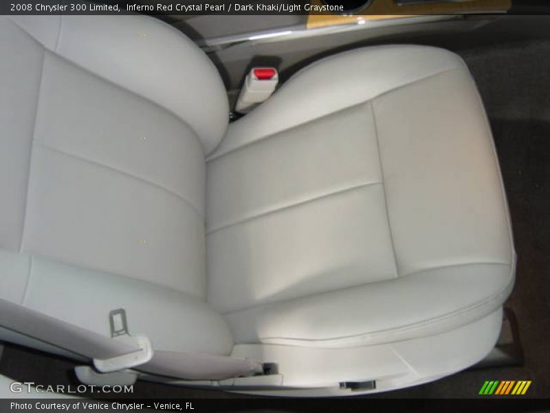 Inferno Red Crystal Pearl / Dark Khaki/Light Graystone 2008 Chrysler 300 Limited