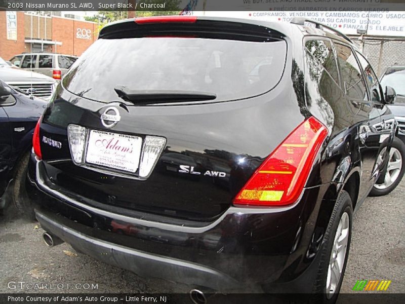 Super Black / Charcoal 2003 Nissan Murano SL AWD