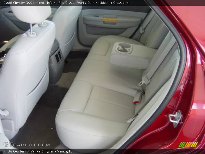 Inferno Red Crystal Pearl / Dark Khaki/Light Graystone 2008 Chrysler 300 Limited