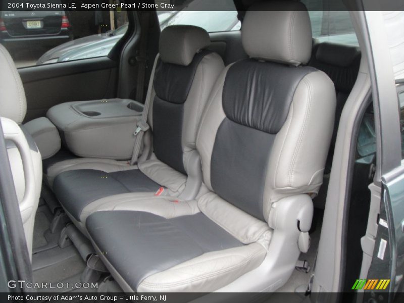 Aspen Green Pearl / Stone Gray 2004 Toyota Sienna LE