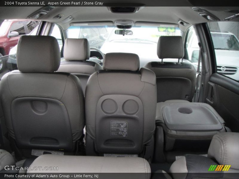 Aspen Green Pearl / Stone Gray 2004 Toyota Sienna LE