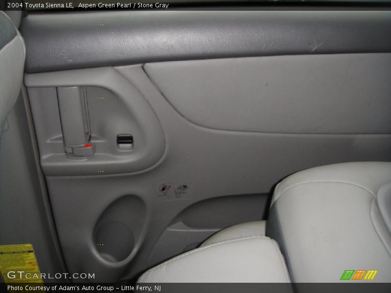 Aspen Green Pearl / Stone Gray 2004 Toyota Sienna LE