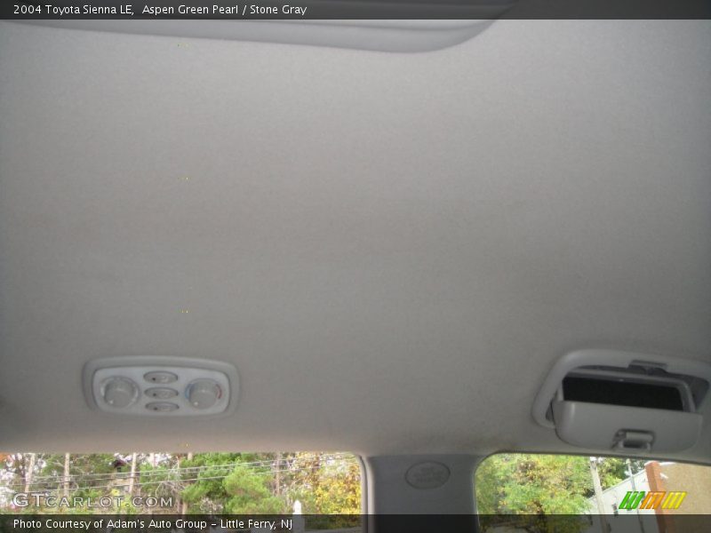 Aspen Green Pearl / Stone Gray 2004 Toyota Sienna LE