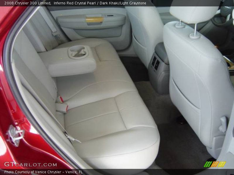 Inferno Red Crystal Pearl / Dark Khaki/Light Graystone 2008 Chrysler 300 Limited