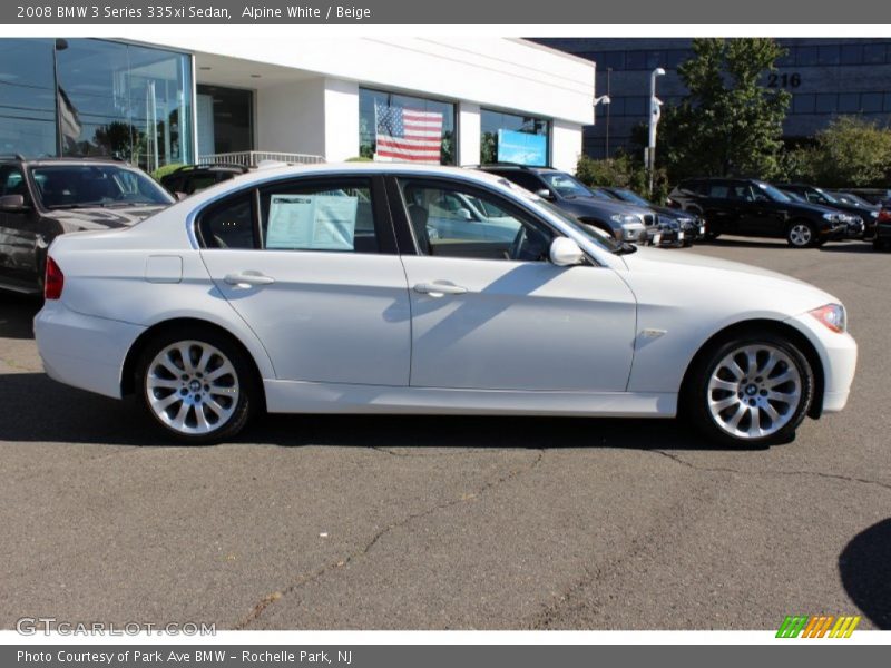 Alpine White / Beige 2008 BMW 3 Series 335xi Sedan