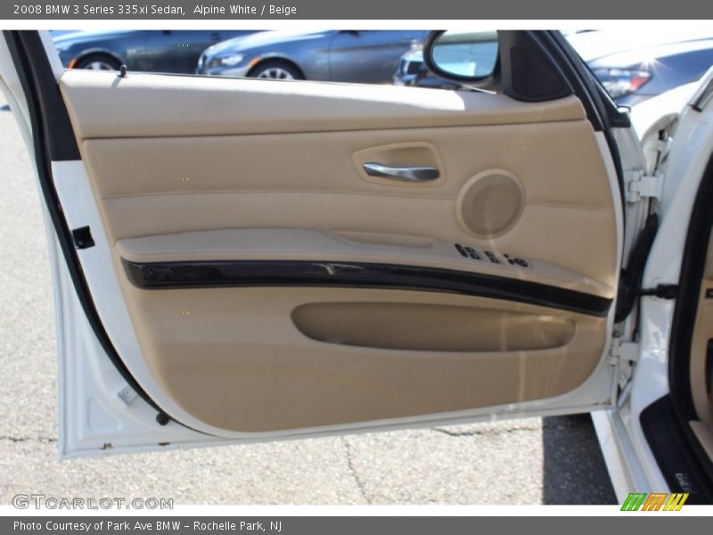 Alpine White / Beige 2008 BMW 3 Series 335xi Sedan