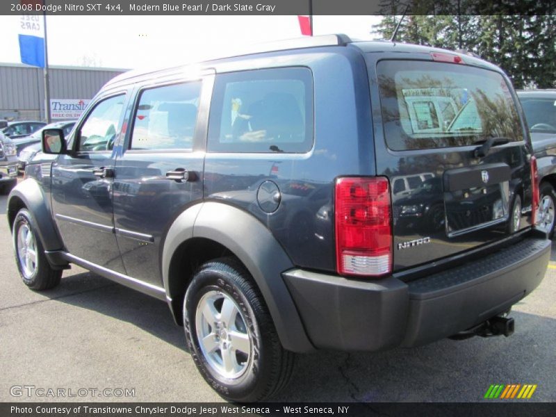 Modern Blue Pearl / Dark Slate Gray 2008 Dodge Nitro SXT 4x4