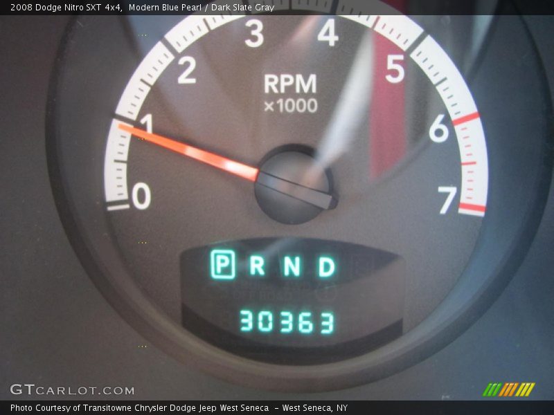 Modern Blue Pearl / Dark Slate Gray 2008 Dodge Nitro SXT 4x4