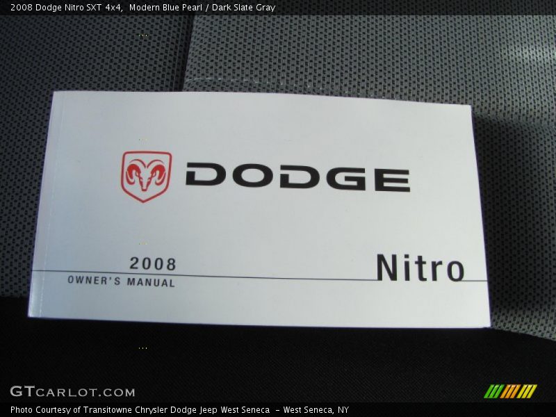 Modern Blue Pearl / Dark Slate Gray 2008 Dodge Nitro SXT 4x4