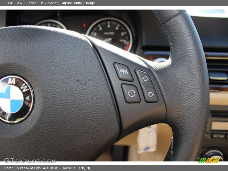 Alpine White / Beige 2008 BMW 3 Series 335xi Sedan