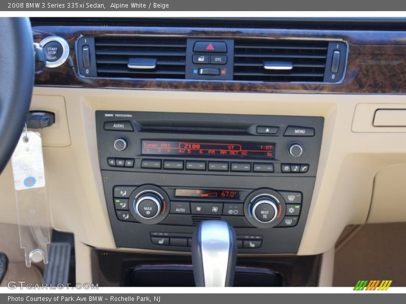 Alpine White / Beige 2008 BMW 3 Series 335xi Sedan