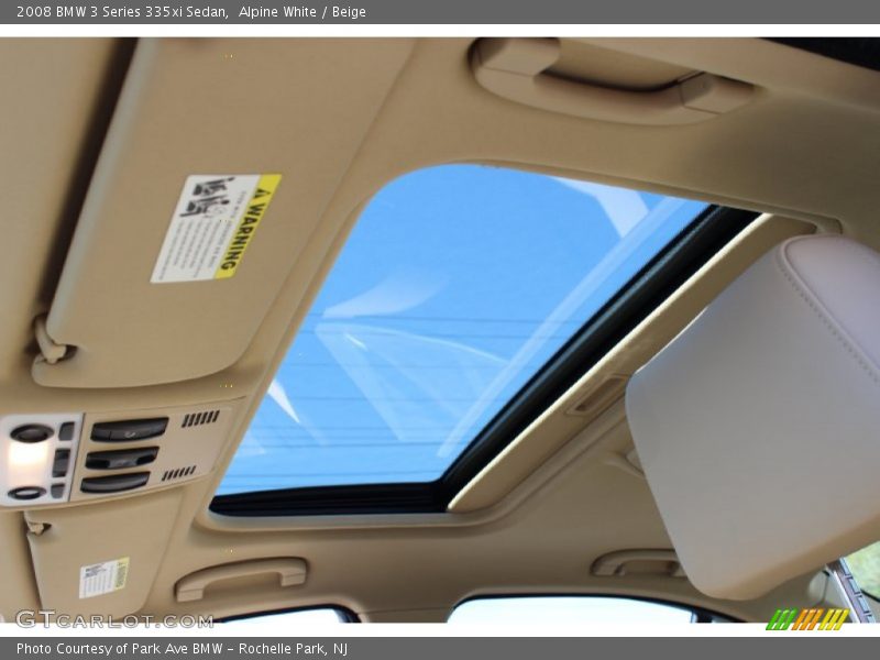 Alpine White / Beige 2008 BMW 3 Series 335xi Sedan