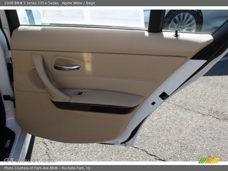 Alpine White / Beige 2008 BMW 3 Series 335xi Sedan