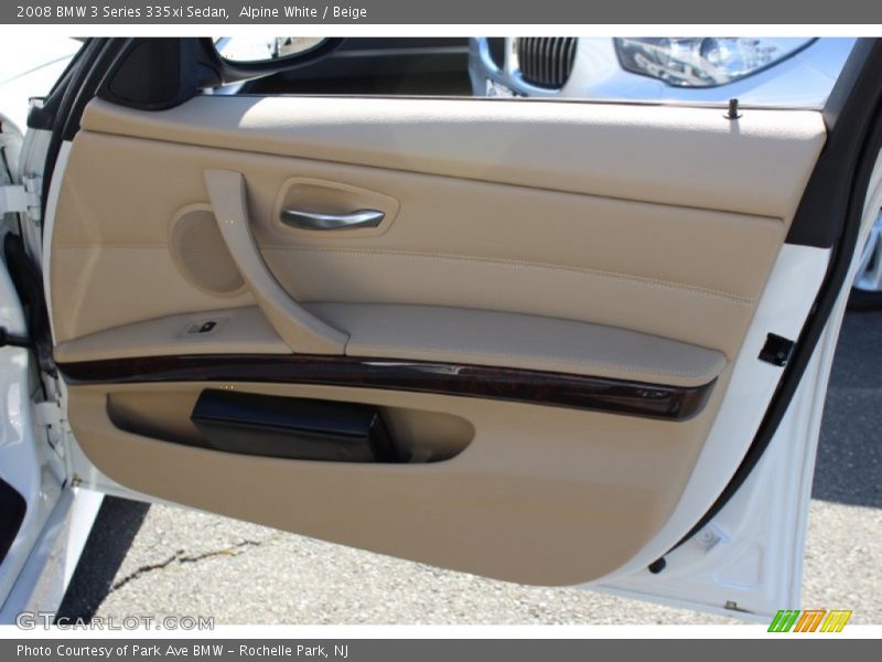 Alpine White / Beige 2008 BMW 3 Series 335xi Sedan