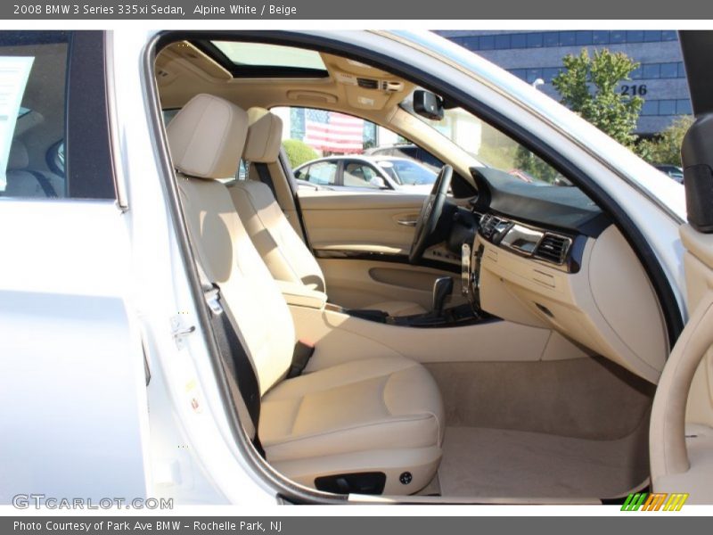 Alpine White / Beige 2008 BMW 3 Series 335xi Sedan