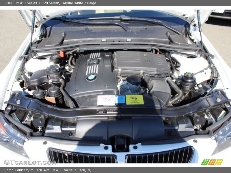 Alpine White / Beige 2008 BMW 3 Series 335xi Sedan
