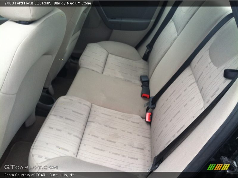 Black / Medium Stone 2008 Ford Focus SE Sedan