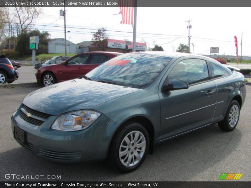 Silver Moss Metallic / Ebony 2010 Chevrolet Cobalt LT Coupe