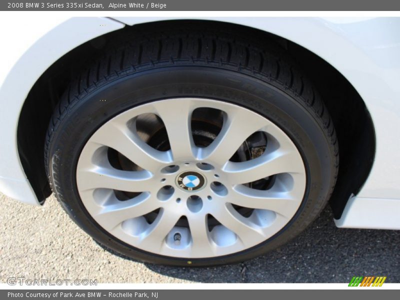 Alpine White / Beige 2008 BMW 3 Series 335xi Sedan