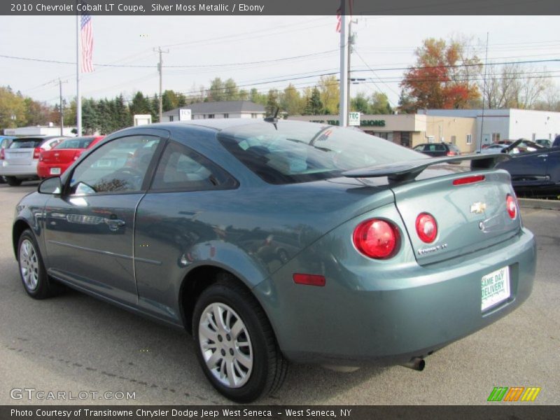 Silver Moss Metallic / Ebony 2010 Chevrolet Cobalt LT Coupe