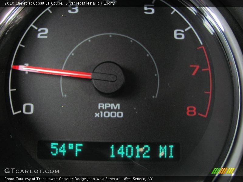 Silver Moss Metallic / Ebony 2010 Chevrolet Cobalt LT Coupe