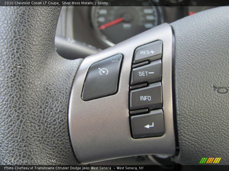 Silver Moss Metallic / Ebony 2010 Chevrolet Cobalt LT Coupe