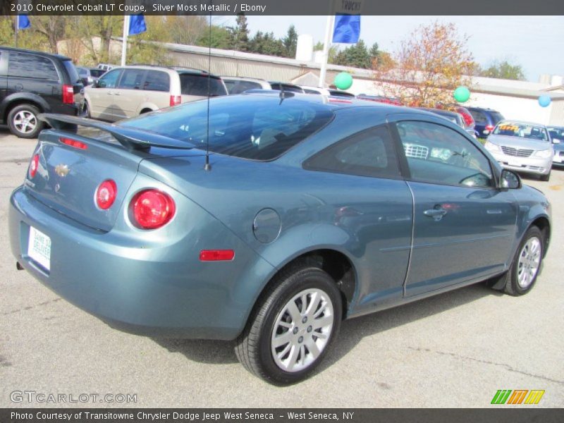 Silver Moss Metallic / Ebony 2010 Chevrolet Cobalt LT Coupe