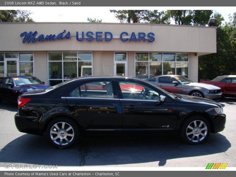 Black / Sand 2008 Lincoln MKZ AWD Sedan