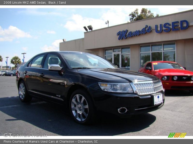 Black / Sand 2008 Lincoln MKZ AWD Sedan