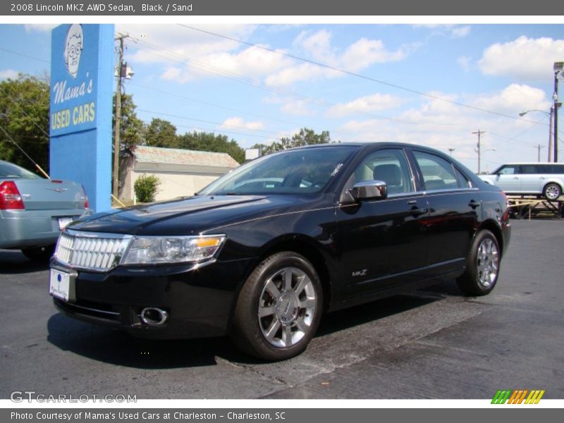 Black / Sand 2008 Lincoln MKZ AWD Sedan