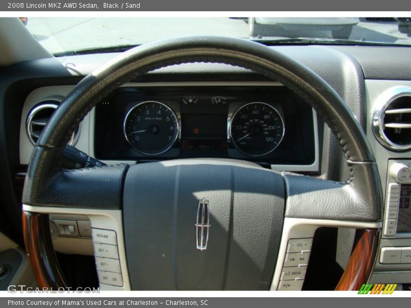 Black / Sand 2008 Lincoln MKZ AWD Sedan