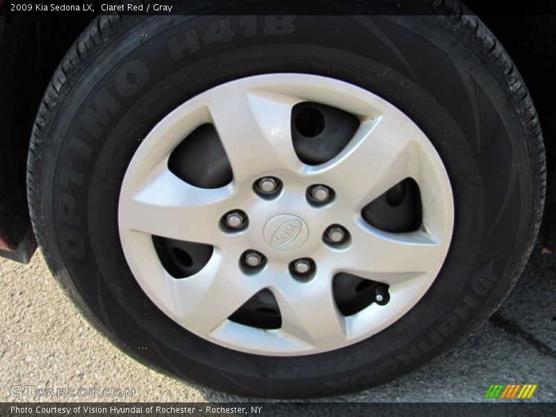 Claret Red / Gray 2009 Kia Sedona LX