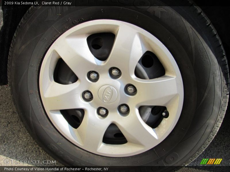 Claret Red / Gray 2009 Kia Sedona LX