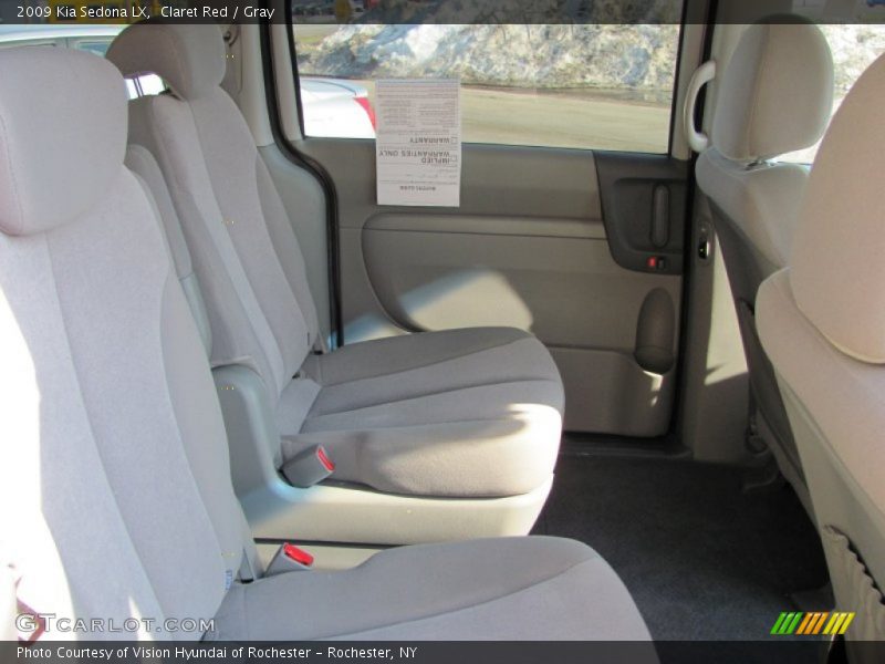 Claret Red / Gray 2009 Kia Sedona LX