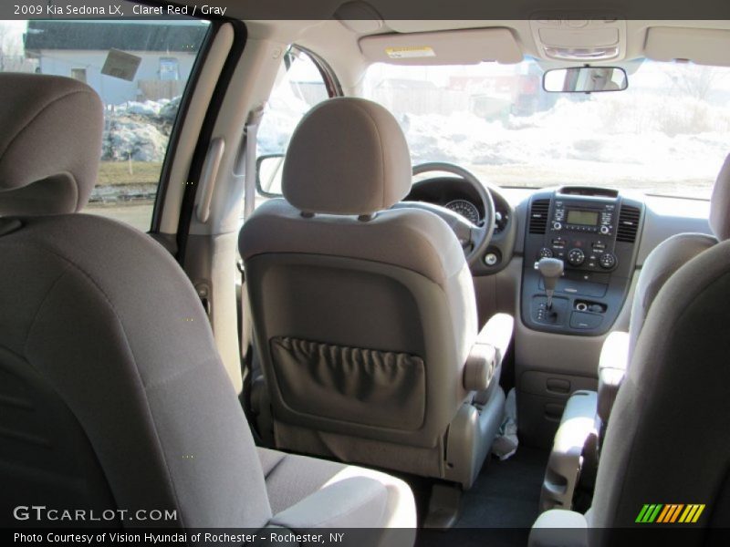 Claret Red / Gray 2009 Kia Sedona LX