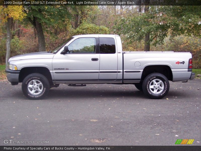 Light Driftwood Satin Glow / Agate Black 1999 Dodge Ram 1500 SLT Extended Cab 4x4