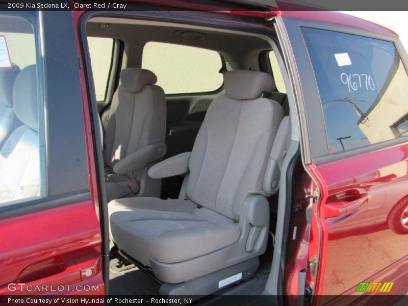 Claret Red / Gray 2009 Kia Sedona LX