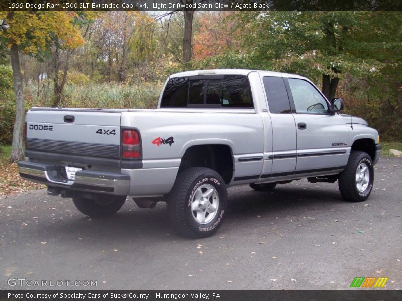 Light Driftwood Satin Glow / Agate Black 1999 Dodge Ram 1500 SLT Extended Cab 4x4