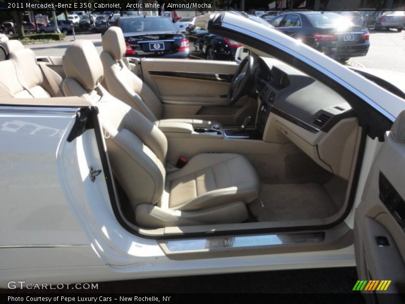 Arctic White / Almond/Mocha 2011 Mercedes-Benz E 350 Cabriolet