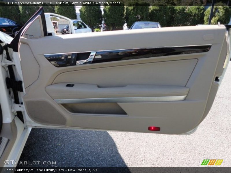 Arctic White / Almond/Mocha 2011 Mercedes-Benz E 350 Cabriolet