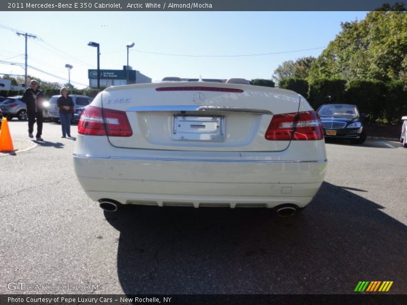 Arctic White / Almond/Mocha 2011 Mercedes-Benz E 350 Cabriolet