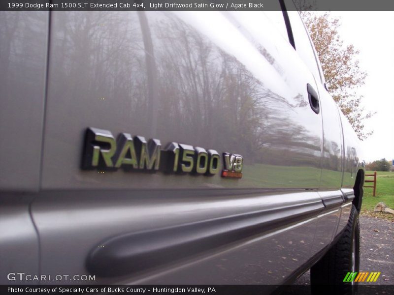 Light Driftwood Satin Glow / Agate Black 1999 Dodge Ram 1500 SLT Extended Cab 4x4
