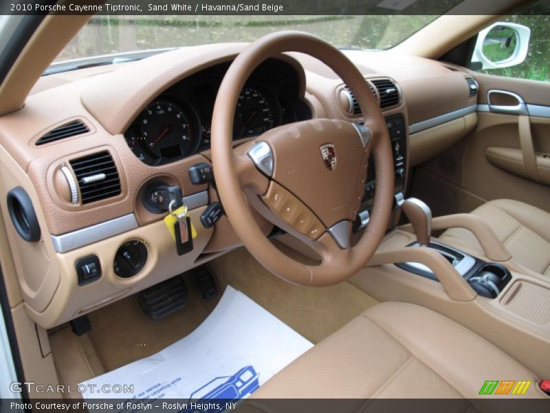 Sand White / Havanna/Sand Beige 2010 Porsche Cayenne Tiptronic