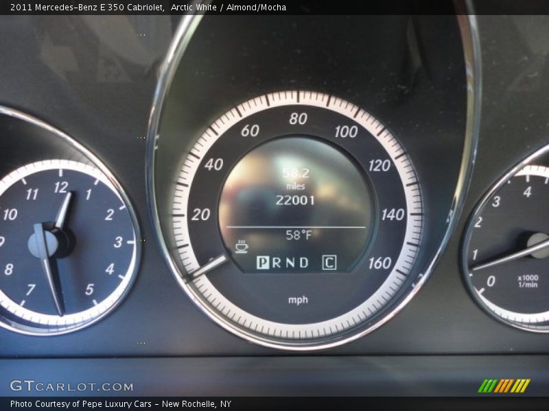 Arctic White / Almond/Mocha 2011 Mercedes-Benz E 350 Cabriolet