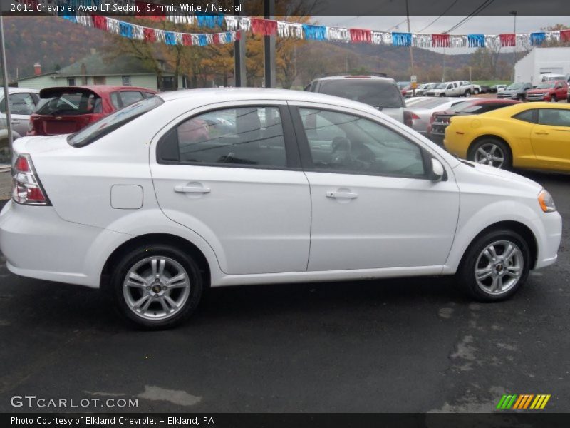 Summit White / Neutral 2011 Chevrolet Aveo LT Sedan